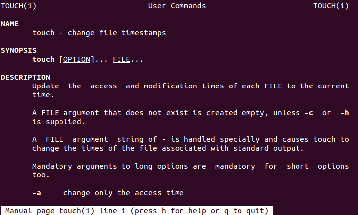 دستور man & --help در CommandLine لینوکس