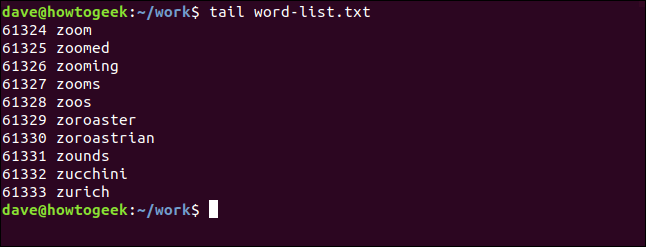 دستور tail در CommandLine  لینوکس