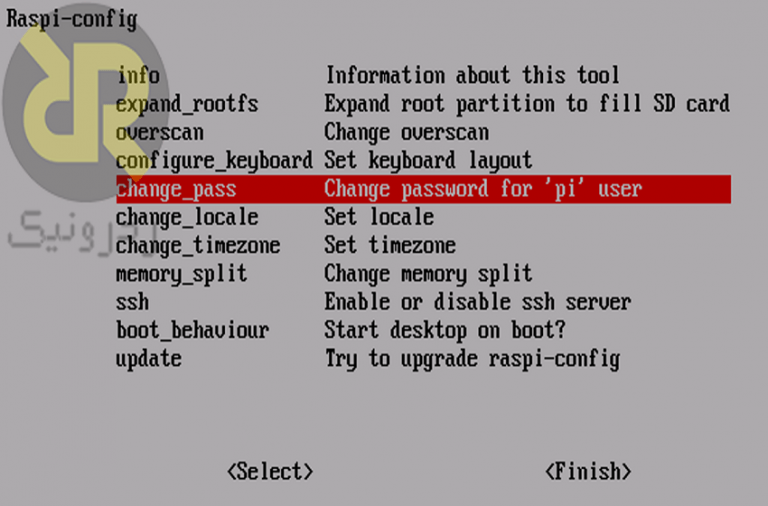 تنظیمات عمومی Raspberry Pi دانشنامه ردرونیک تنظیمات زبان فونت و TimeZone