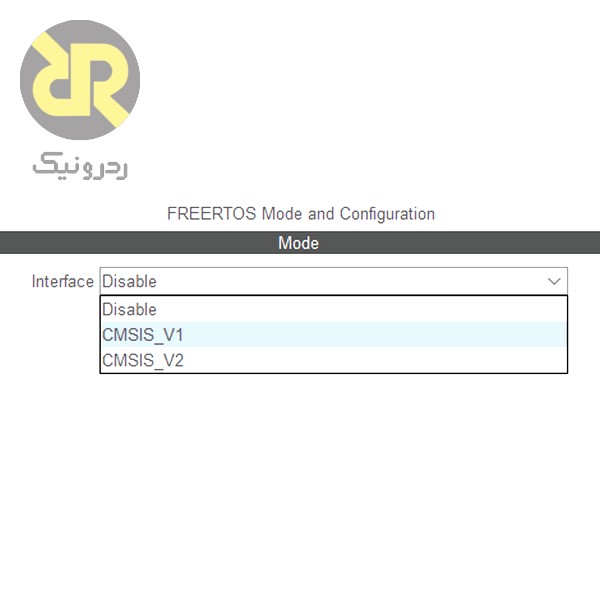 نحوه انتخاب فعال نمودن FreeRTOS در نرم افزار STM32CubeMX بخش دوم