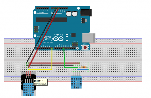 راه اندازی سنسور DHT11 از طریق آردوینو - Redronic آموزش آردوینو