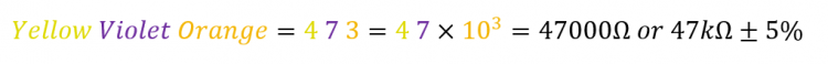 resistor colour code_formula1