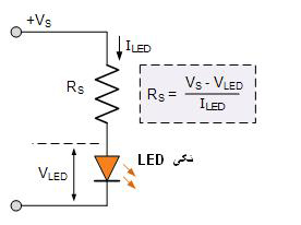 مدار رابط با یک LED